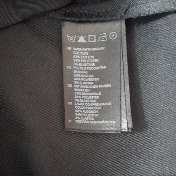 H&M sweetheart strapless LBD removable waist tie - Picture 7 of 11